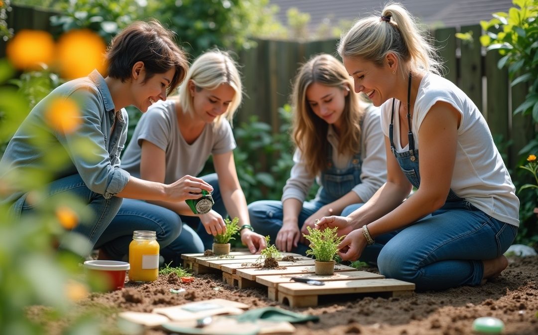 Aktivität des Monats: Upcycling Projekte im eigenen Garten