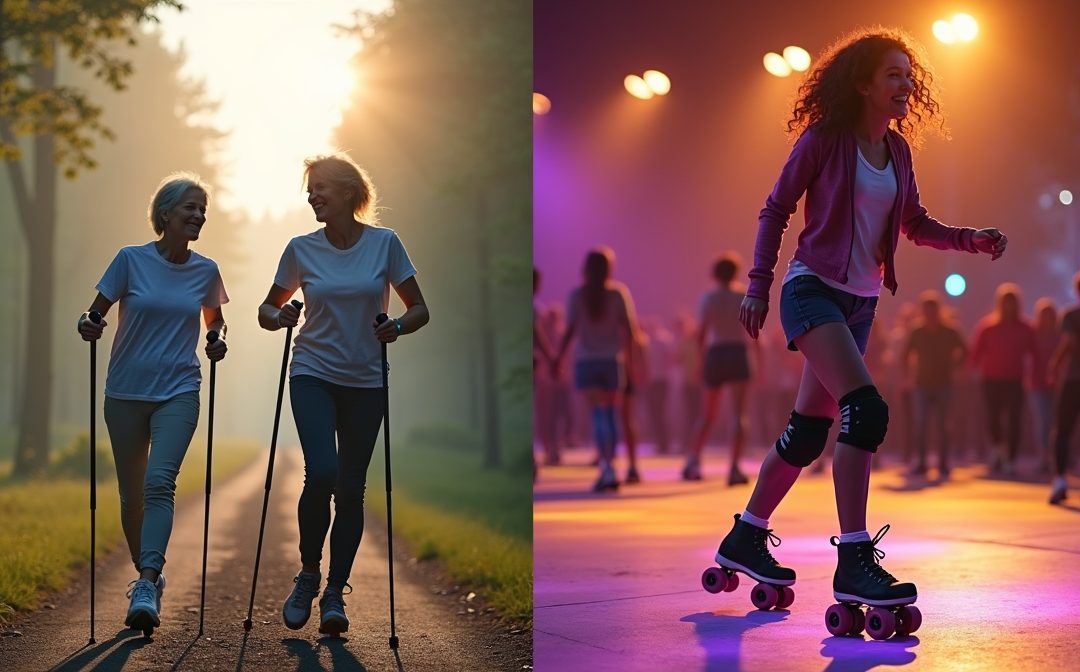 Von Nordic Walking bis Rollschuhdisco
