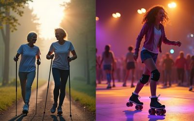 Von Nordic Walking bis Rollschuhdisco