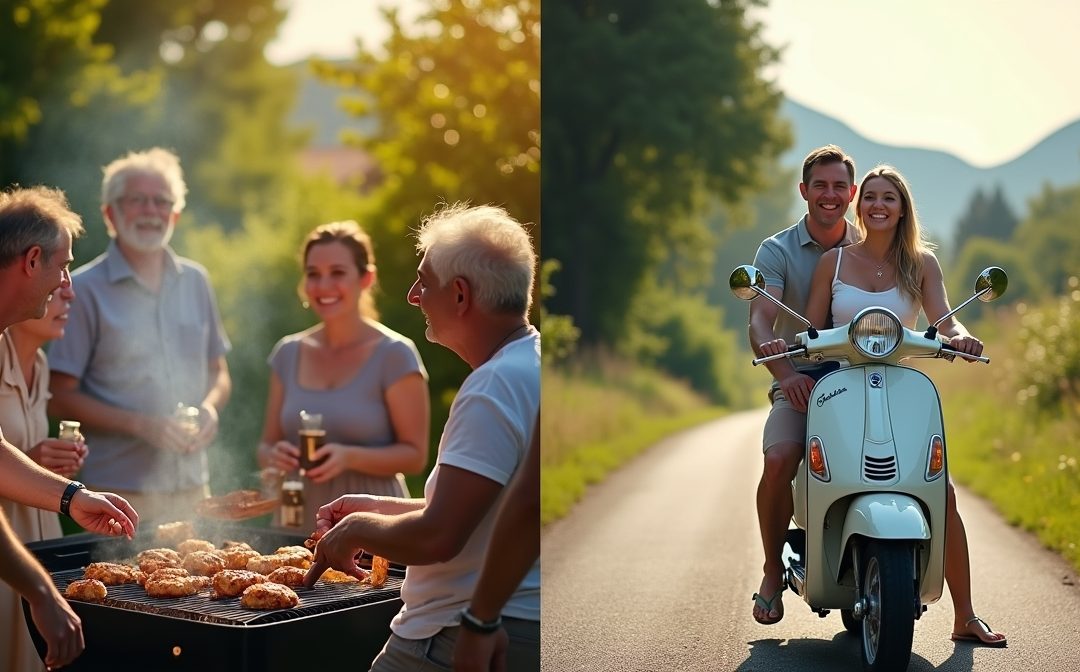 Von Grillen im Herbst bis Vespa ausleihen
