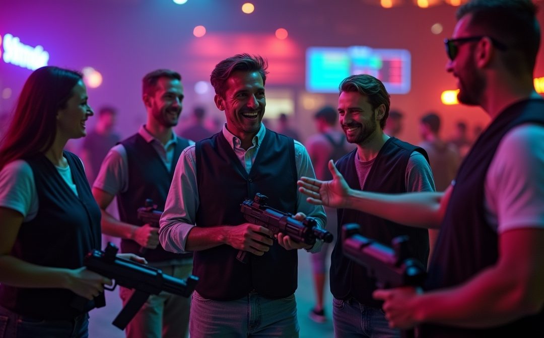 Zum ersten Mal beim Lasertag: Mit über 40, aber glücklich